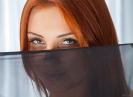 Ruda z pięknymi jasnymi oczami (8)