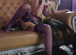 Fioletowe pończochy (10)